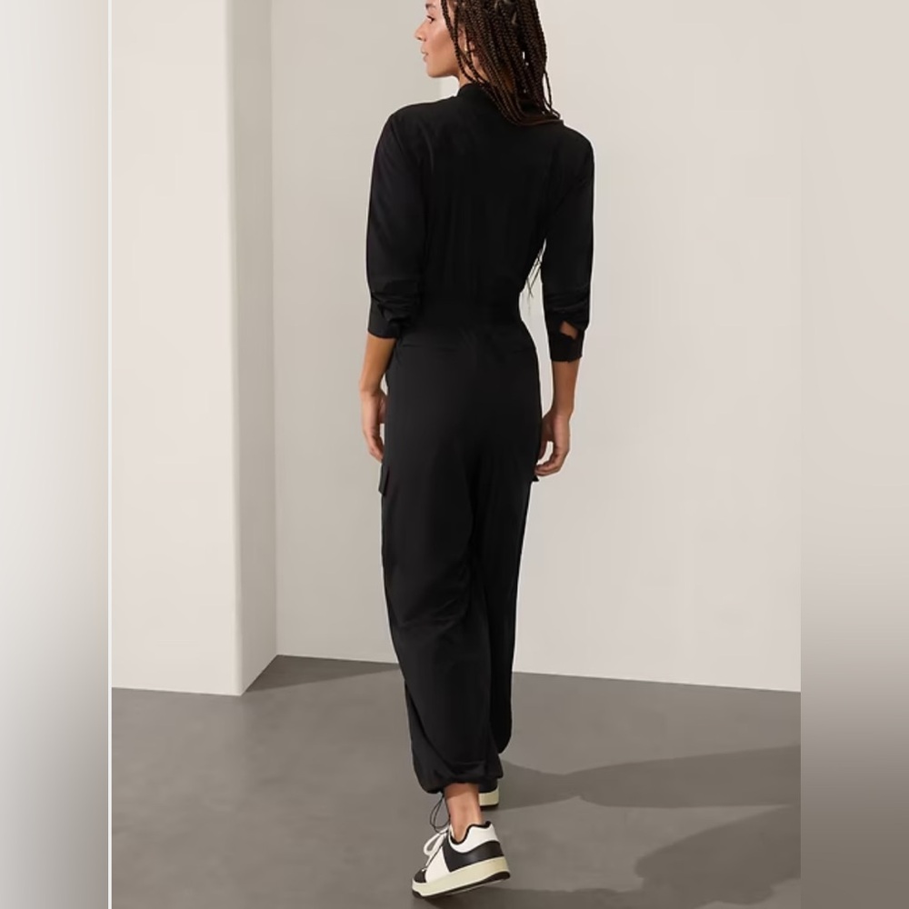 ATHLETA BROOKLYN LONG SLEEVE JUMPSUIT - Picture 3 of 15